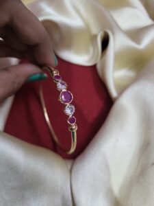 pure panchaloha women stone kada