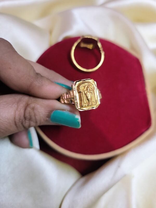 pure panchaloha unpolished venkateshwara swamy ring