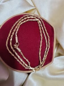 pure panchaloha unpolished sapota Thali chain 24 inch