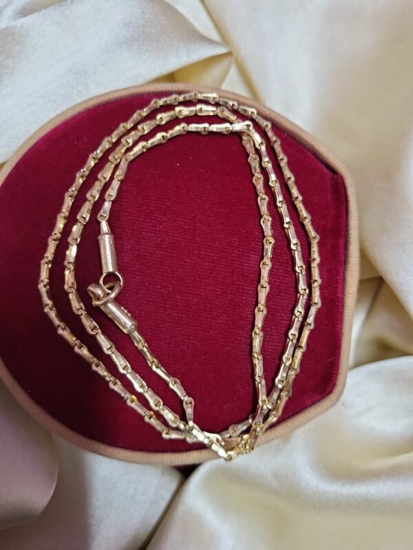 pure panchaloha unpolished sapota Thali chain 24 inch