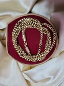 pure panchaloha unpolished thick thali chain 30 inch